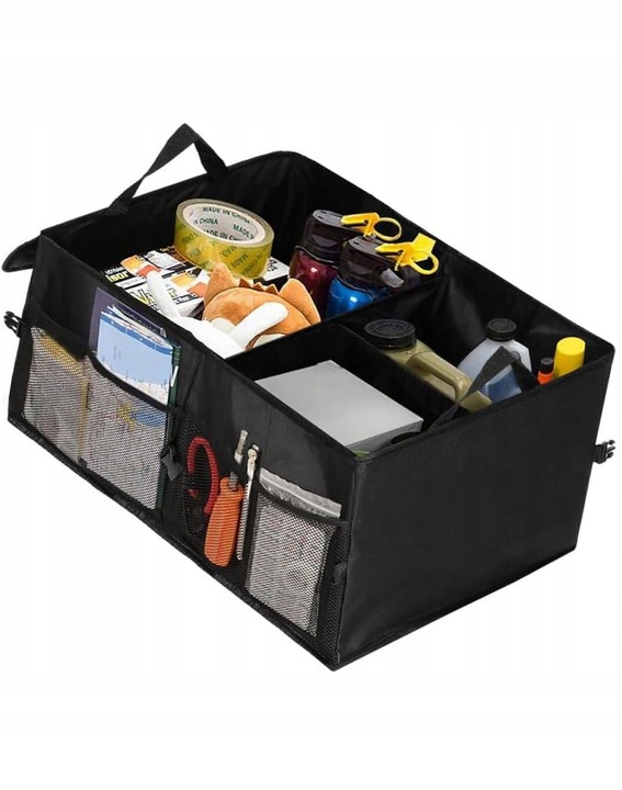 Torba Organizer do Bagażnika Samochodu Auta Kufer XXXL Składany Duży Mocny