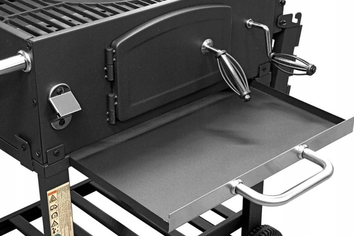 Grill Węglowy Activa Angular Mastercook z Żeliwnym Rusztem 57,5 x 42 cm