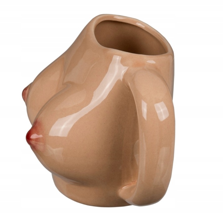 KUBEK ceramiczny PIERSI - cycki BIUST - dla faceta