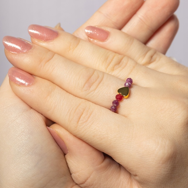 PIERŚCIONEK RUBIN - rozmiary - kamień naturalny - PREZENT Pasja