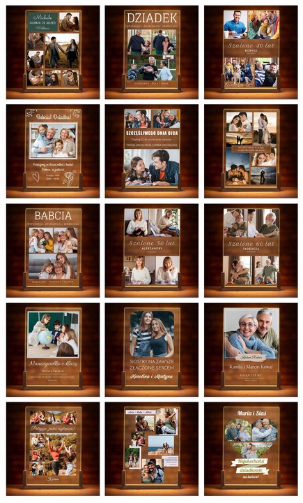 Ramka Zdjęcie na Szkle Lampka Nocna LED 3D XL Piosenka Spotify Walentynki