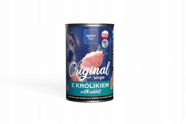 WAFI KARMA MOKRA DLA PSA MIX SMAKÓW 12x400G 65% MIĘSA