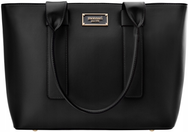 Monnari Duża Torba Do Biura Aktówka Łódka Sztywna Shopper Klasyczna A4