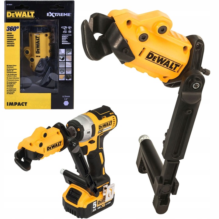 DeWalt Adapter udarowy nożyce do cięcia blachy DT70620-QZ