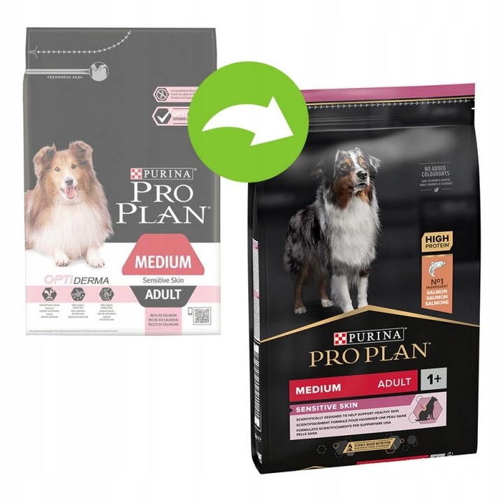 PRO PLAN ADULT MEDIUM SENSITIVE SKIN14 kg