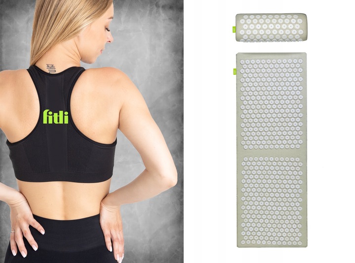 MATA ZDROWOTNA DO AKUPRESURY Z KOLCAMI + PODUSZKA