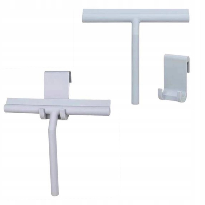 ŚCIĄGACZKA DO KABINY PRYSZNICOWEJ SZYB Z HAKIEM