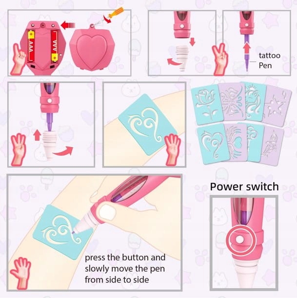 ZESTAW MASZYNKA DO ROBIENIA TATUAŻY STUDIO TATUAŻU