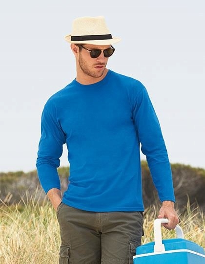 FRUIT OF THE LOOM KOSZULKA Z DŁUGIM RĘKAWEM Whit S