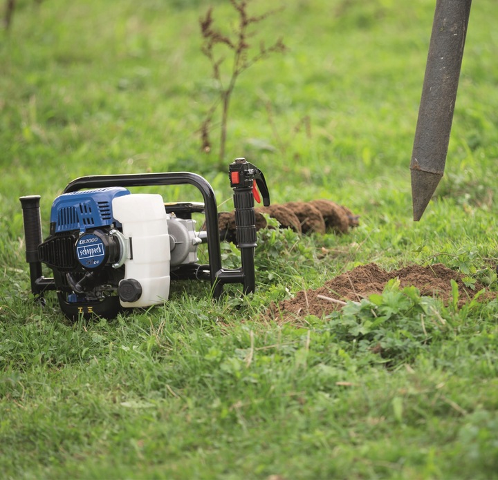 Spalinowy Świder Ziemny Wiertnica Spalinowa Glebowa 2 Wiertła SCHEPPACH
