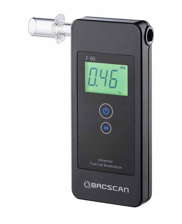 Alkomat BACSCAN F60 + kalibracje + pokrowiec