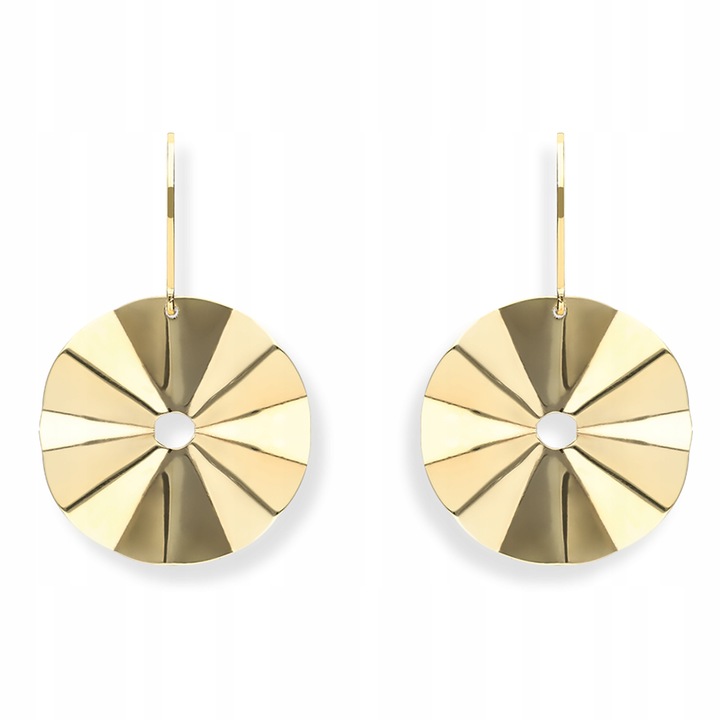 ZŁOTE KOLCZYKI 925 KOŁA