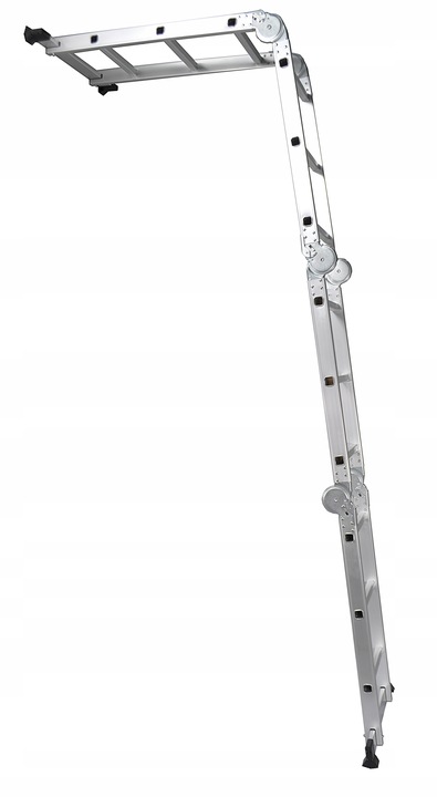 DRABINA ALUMINIOWA PRZEGUBOWA 5W1 4X3 3,5M PODEST