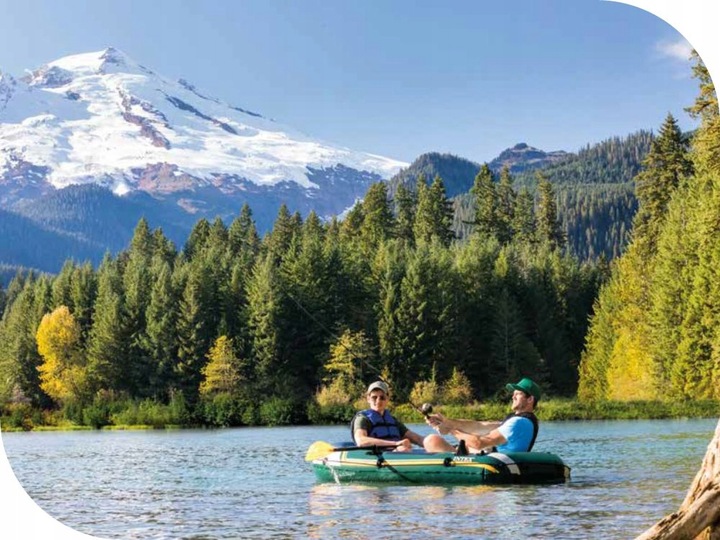 Ponton Wędkarski Seahawk 2os. Intex Pompka + Wiosła 68347 MODEL 2025