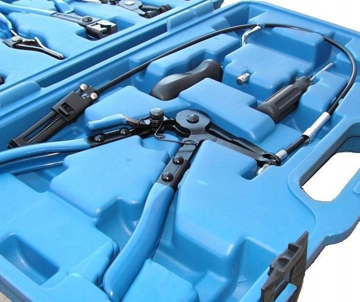 SZCZYPCE DO OPASEK ZACISKOWYCH ZESTAW 9 ELEMENTÓW OSŁON SZCZYPIEC CLICK-R