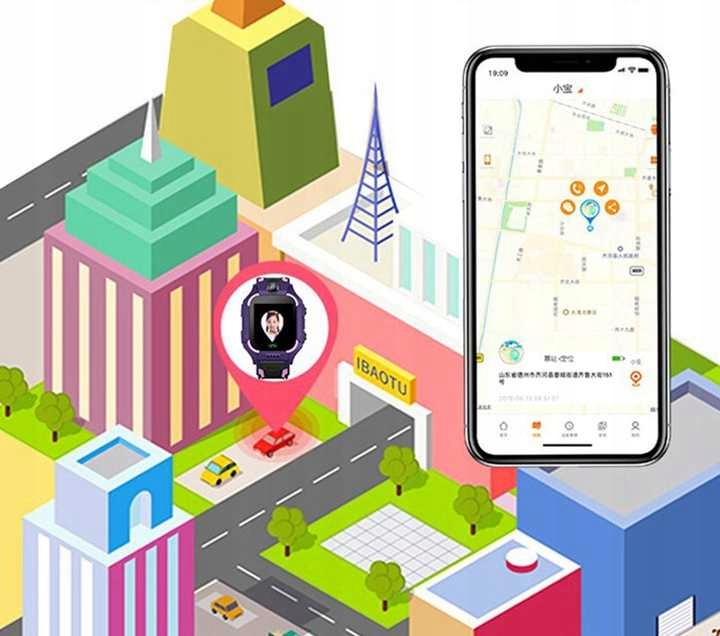 SMARTWATCH dla dziecka SIM PL LOKALIZATOR LBS