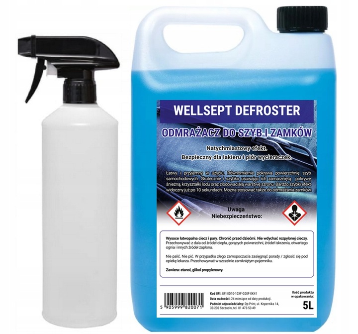 ODMRAŻACZ DO SZYB MOCNY -40°C 5L