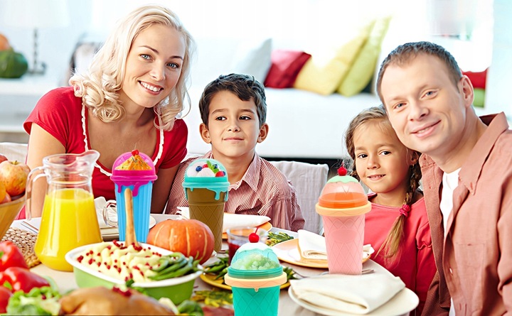 500ML SLUSHY KUBEK DO ROBIENIA LODÓW SORBETÓW SLUSHY GRANITY Duża Pojemność