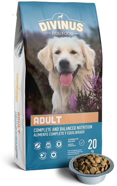 karma dla psa DIVINUS ADULT DOG dla Labradora Owczarka 20kg