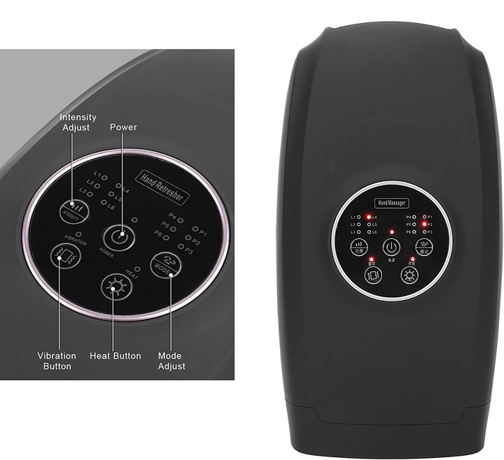 Masażer RĄK ZIMNYCH DŁONI NADGARSTKÓW RZS BÓL UDAR SHAITSU PRESOTERAPIA