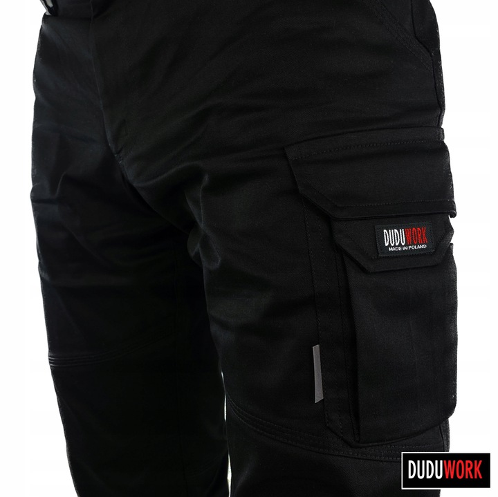 Joggery ROBOCZE BHP DuduWork Czarne Elastyczne 44