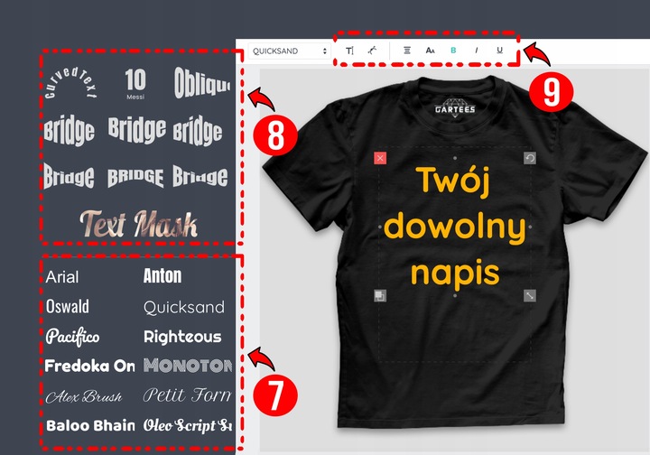 Koszulka ROBOCZA z Twoim dowolnym nadrukiem GRAFIKA LOGO ZDJĘCIE kreator