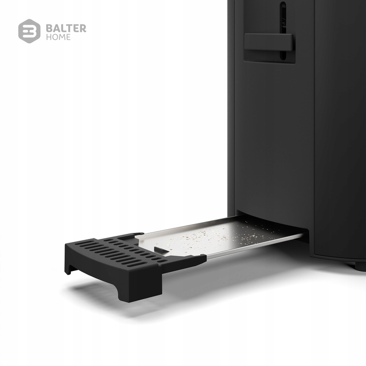 Toster Balter TS-04-LCD-BL 1500 W czarny