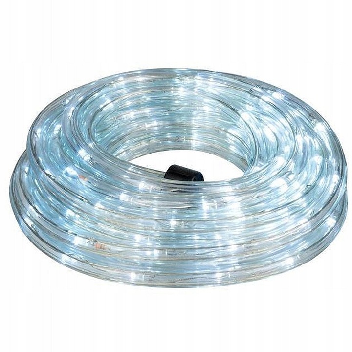 WĄŻ ŚWIETLNY ZEWNĘTRZNY 720 LED LAMPKI IP44 30m OŚWIETLENIE BIAŁY ZIMNY