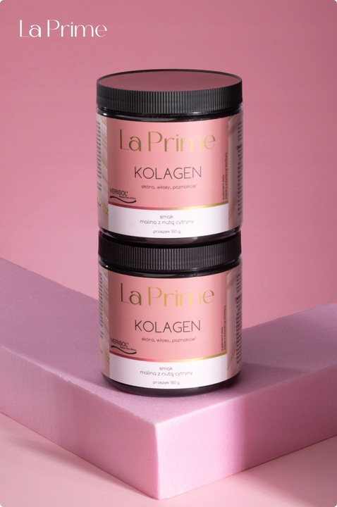 KOLAGEN COLLAGEN LA PRIME W PROSZKU Wołowy Do Picia Skóra Włosy Paznokcie