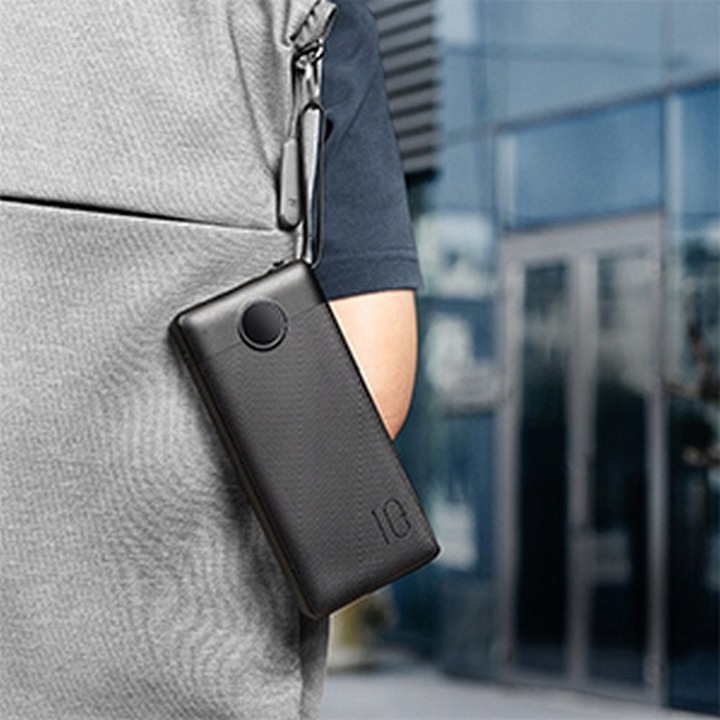 POWERBANK VEGER C20 BATERIA 20000mAh USB-C micro Lightning +wbudowany kabel