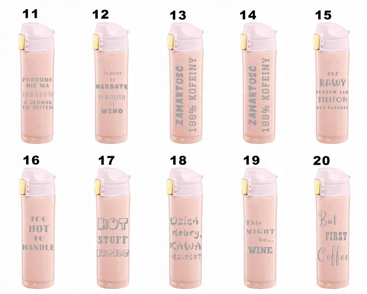 Kubek Termiczny z grawerem 420ml Twój Tekst dla Nauczyciela prezent