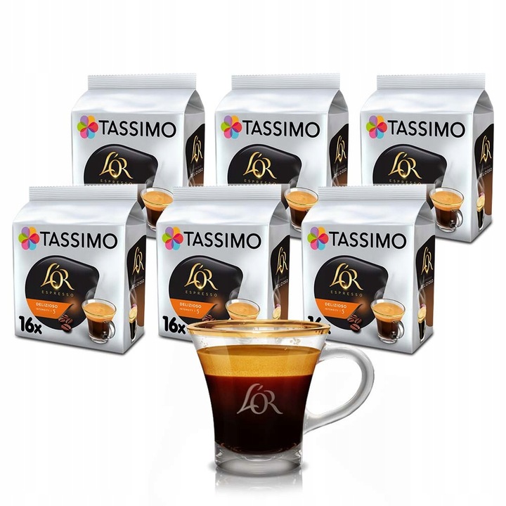 Kapsułki TASSIMO Jacobs LOR Espresso Delizioso 16