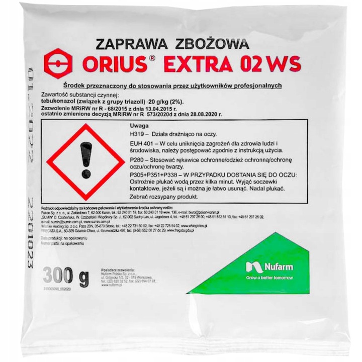 ORIUS EXTRA 02 WS 300G ZAPRAWA GRZYBOBÓJCZA + PRIMSEED 1L NAWÓZ DONASIENNY