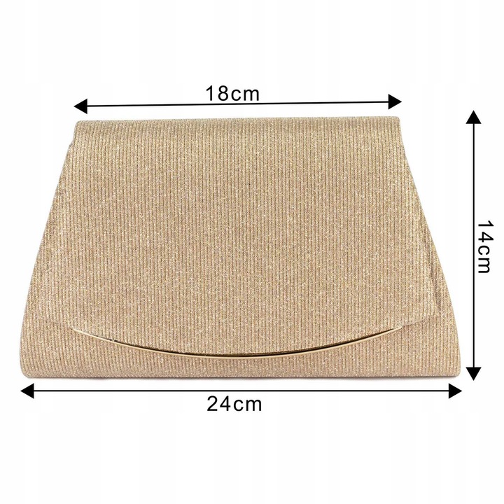 Torebka KOPERTÓWKA WIECZOROWA ŁAŃCUSZEK WIZYTOWA elegancka mała