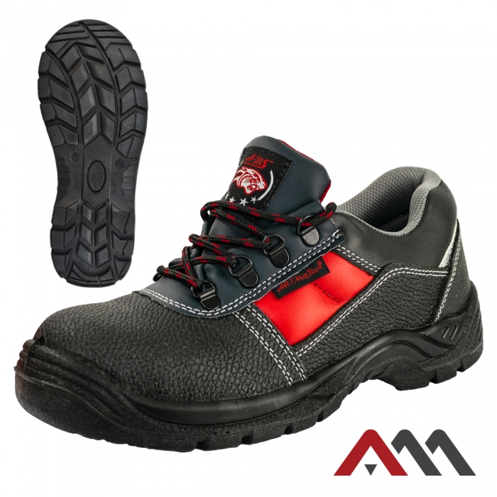 Półbuty robocze z podnoskiem MĘSKIE buty ochronne BHP do pracy WYGODNE r.42