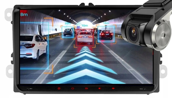 RADIO NAWIGACJA GPS ANDROID VW GOLF V VI 2003-2012 USB WIFI CARPLAY 2/64GB