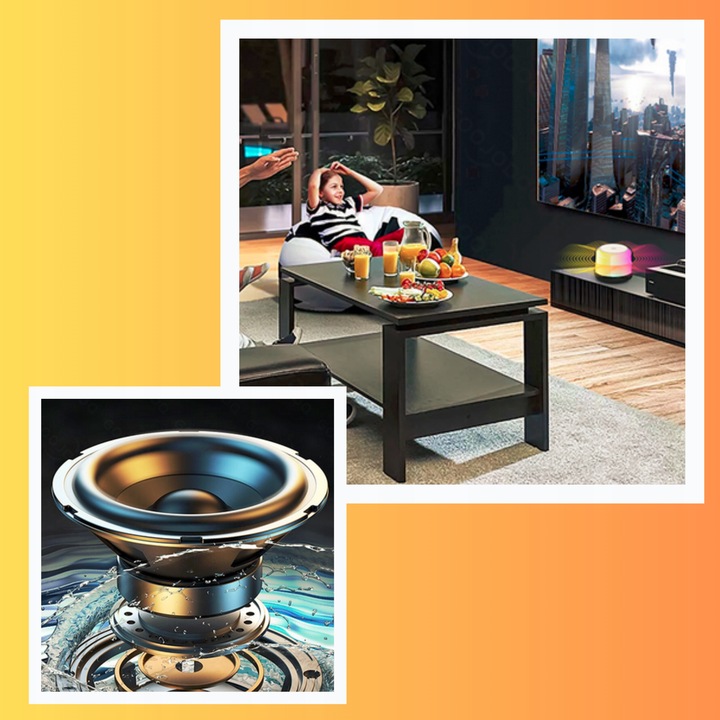 GŁOŚNIK PRZENOŚNY BEZPRZEWODOWY BLUETOOTH 5.1 RGB