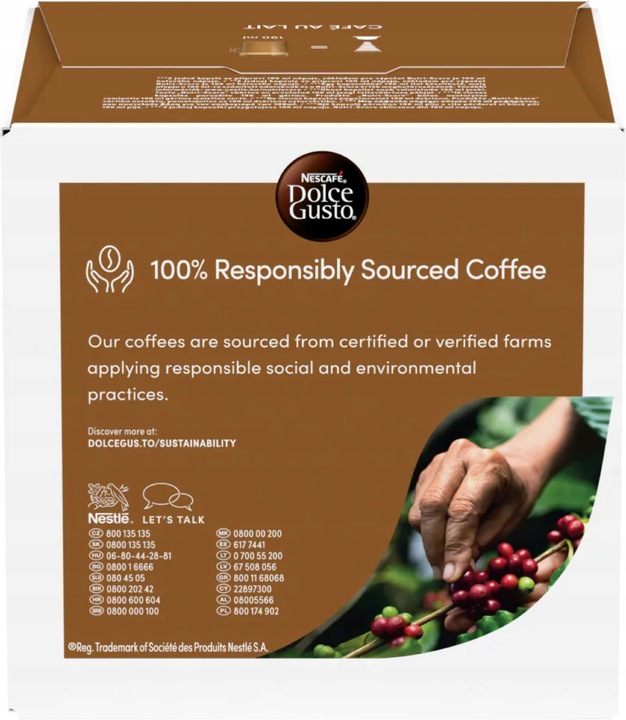 Kapsułki Nescafe Dolce Gusto Cafe Au Lait 16 szt