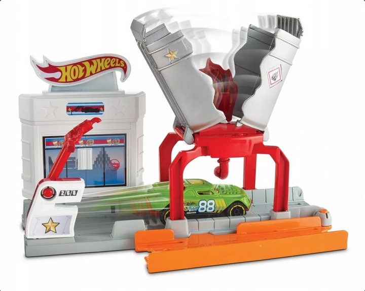 HOT WHEELS tor Zestaw POŻAR NA STACJI FJN36