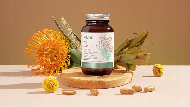 UNS NA PASOŻYTY PARAVITAL 60 KAPS.