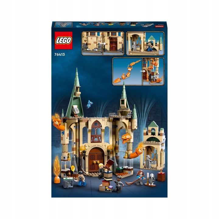 LEGO Harry Potter Zamek Hogwart Pokój Życzeń 5 Figurek + Akcesoria 76413