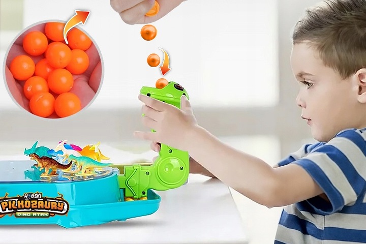 Bitwa Dinozaurów Gra Zręcznościowa Strzelanka Piłkozaury - Dino Atak WEBSKI