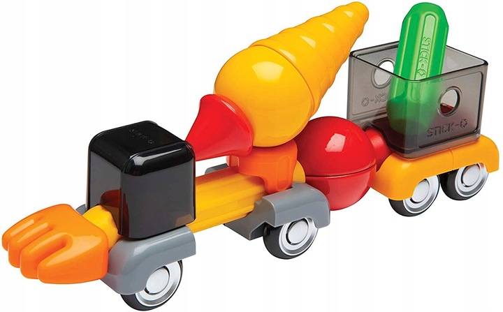 MAGFORMERS KLOCKI MAGNETYCZNE STICK-O ZESTAW KONST