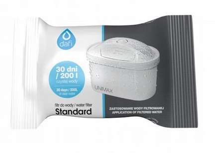 Dzbanek Filtrujący Dafi 4L + 3 Wkład Filtr Dafi Unimax STALOWY
