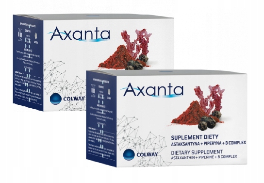 2x Axanta COLWAY 60 kaps. - Astaksantyna - Suplement Diety Colway