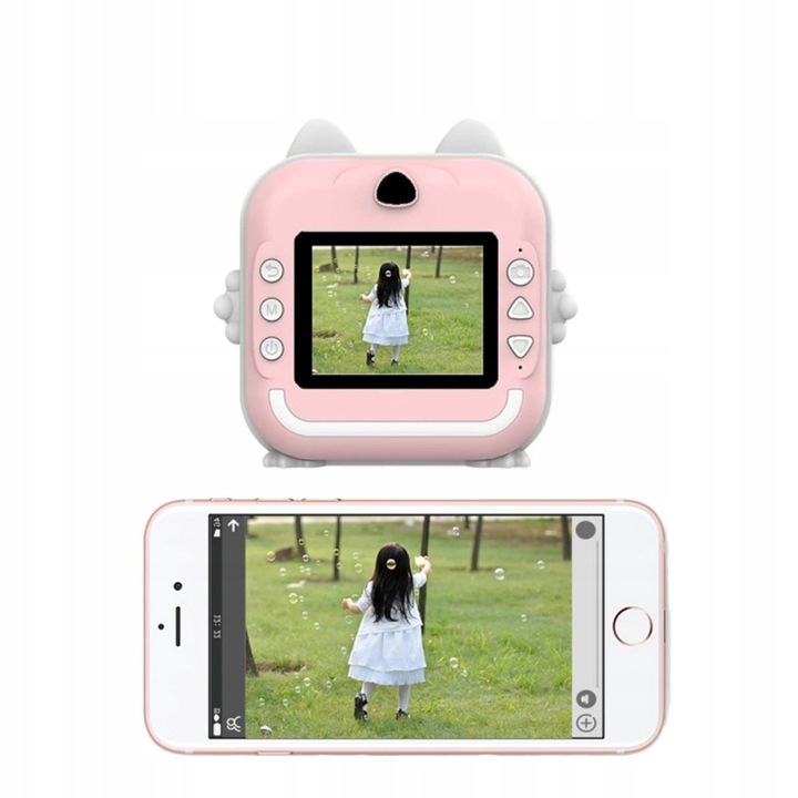 DRUKUŚ PRO MINI DRUKARKA TERMICZNA APARAT NATYCHMIASTOWY + 10 ROLEK GRATIS