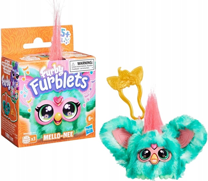 Furby FURBLETS Interaktywna maskotka Mello-Nee LETNI CHILL F8894 Furbiś
