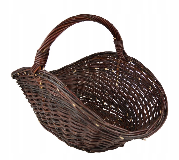 Wiklinowy KOSZ NA PIKNIK koszyk do kominka