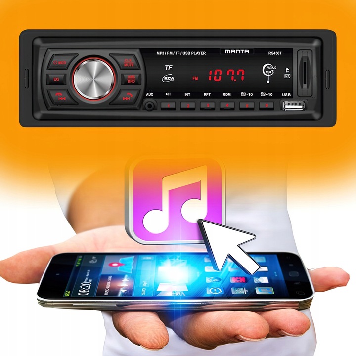 Radio samochodowe MANTA RS4507BT