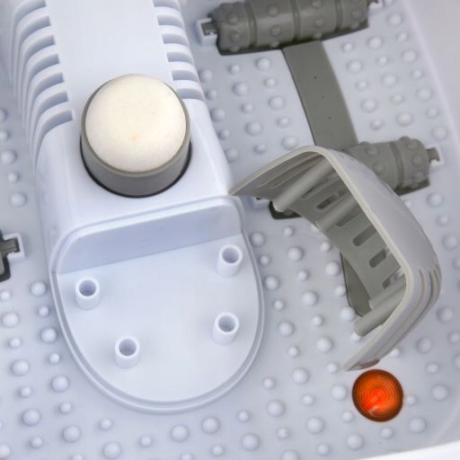 MASAŻER DO STÓP WODNY HYDROMASAŻER DO NÓG PODCZERWIEŃ 4 ROLKI 3 NASADKI